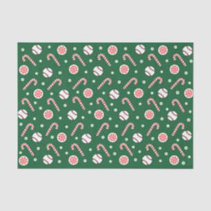 Christmas Baseball Holiday Gift Tissue Paper