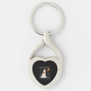 Christmas Baseball  Key Ring
