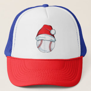 Christmas Baseball Santa Hat Ball Kids Boys Men