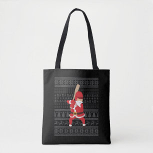 Christmas Baseball  Tote Bag