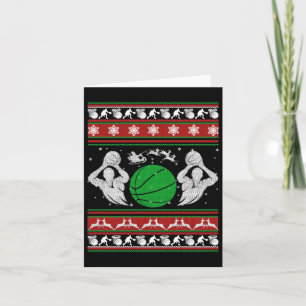 Christmas Basketball Gift Card
