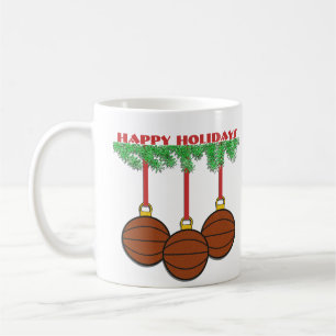 Christmas Basketball Mug