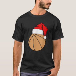 Christmas Basketball Santa  T-Shirt