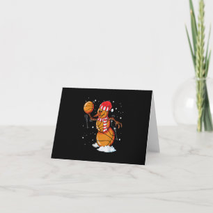 Christmas Basketball Snowman For Boy Girl Kids Invitation