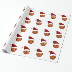 Christmas Basketball  Wrapping Paper