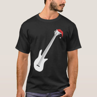 Christmas Bass Guitar Shirt Santa Bass Guitar Play