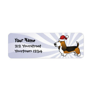 Christmas Basset Hound