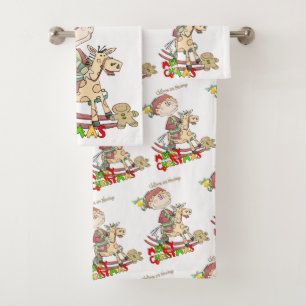 Christmas Bath Towel Sets, Children are Blessings
