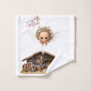Christmas Bath Towel Sets, Jesus Christ