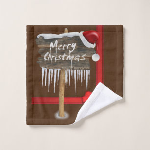 Christmas Bath Towel Sets, Merry Christmas