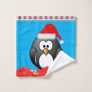 Christmas Bath Towel Sets, Penguin