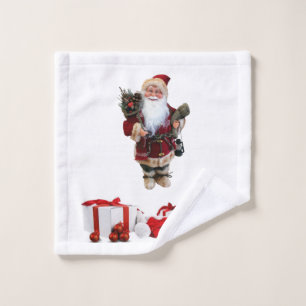 Christmas Bath Towel Sets, Santa