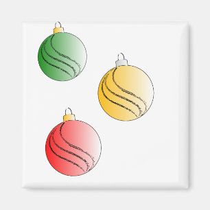 Christmas Baubals Magnet