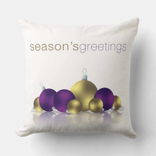 Christmas bauble cushion (Front)