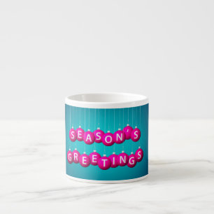 Christmas bauble espresso cup
