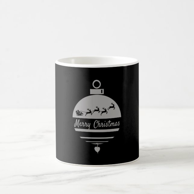 Christmas bauble Merry Christmas Coffee Mug (Center)