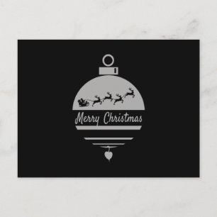 Christmas bauble Merry Christmas Postcard