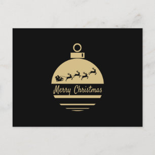 Christmas bauble Merry Christmas Postcard