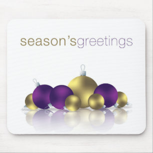 Christmas bauble mouse mat