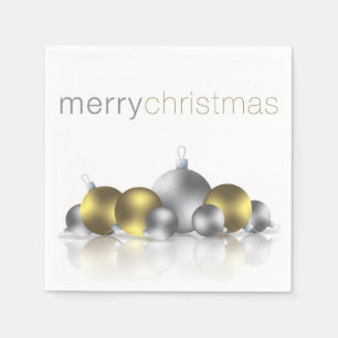 Christmas bauble napkin