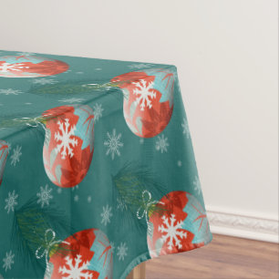 Christmas bauble tablecloth