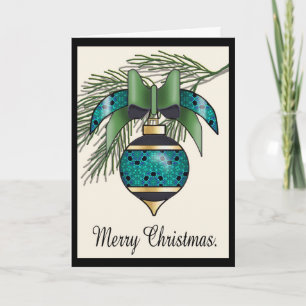 Christmas Baubles - 02 Holiday Card