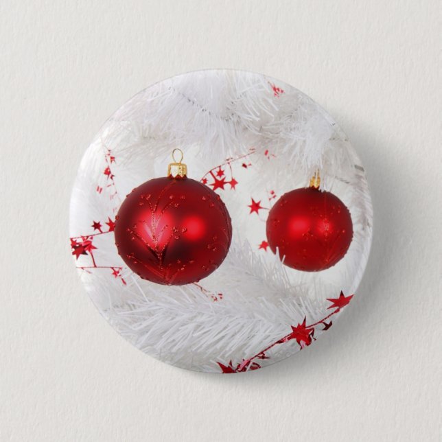 Christmas Baubles 6 Cm Round Badge (Front)