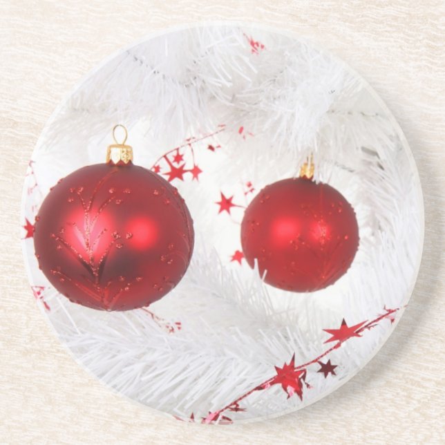Christmas Baubles Coaster (Front)