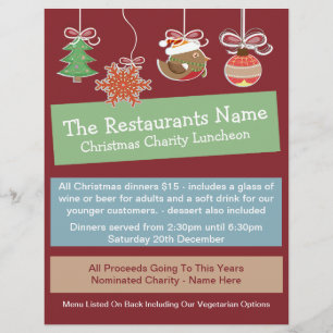 Christmas Baubles Flyer