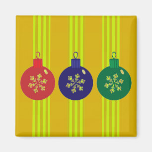 Christmas Baubles Magnet