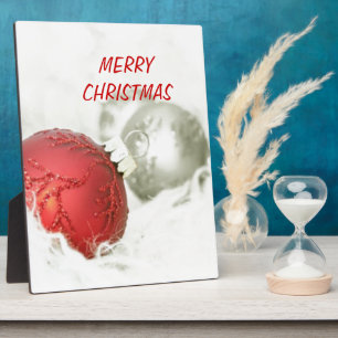 Christmas Baubles Plaque
