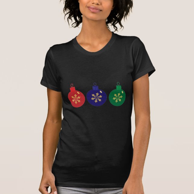 Christmas Baubles Tshirt (Front)