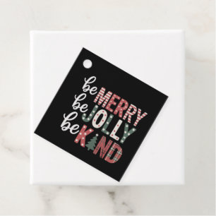 Christmas Be Kind Teacher Merry Xmas Tree Jolly Favour Tags