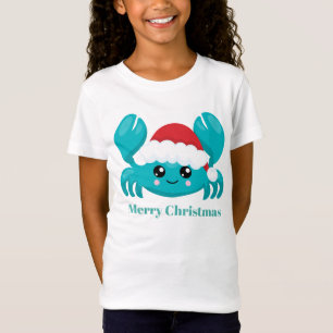 Christmas beach crab holiday add message T-Shirt