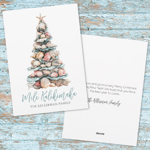 Christmas Beach Mele Kalikimaka Holiday Card