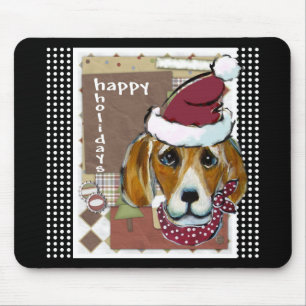 CHRISTMAS BEAGEL MOUSE MAT