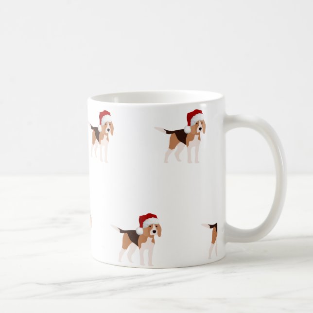 Christmas Beagle Mug (Right)