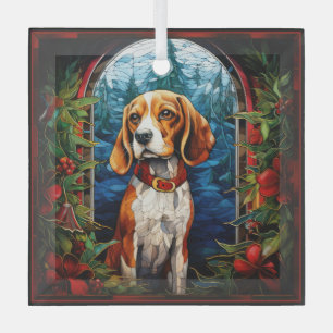 Christmas Beagle Ornament