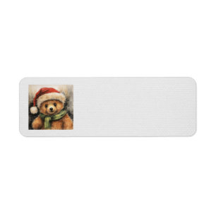 Christmas Bear Address Labels