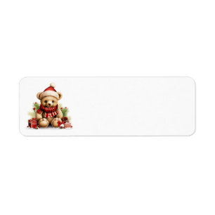 Christmas Bear Address Labels