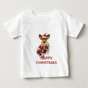 Christmas Bear In The Snow Baby T-Shirt