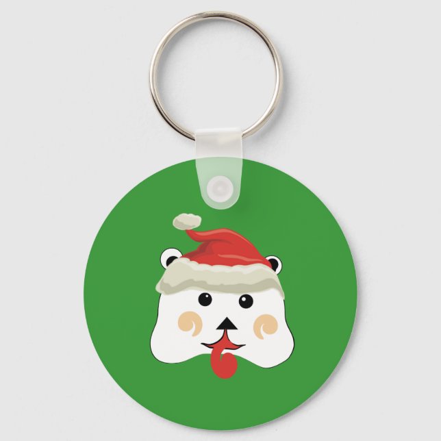 Christmas Bear Key Ring (Front)