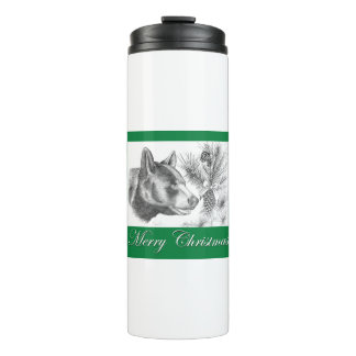 Christmas-Bear-Merry Christmas Thermal Tumbler