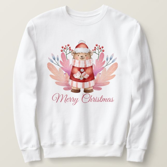Christmas Bear Sweatshirt (Design Front)
