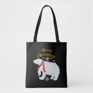 Christmas Bear Tote Bag