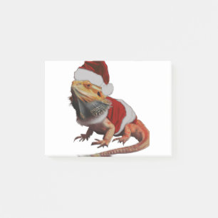 Christmas Bearded Dragon Holiday Bearded Dragon Post-it Notes
