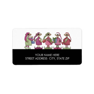 Christmas Bears Address Mailing Labels