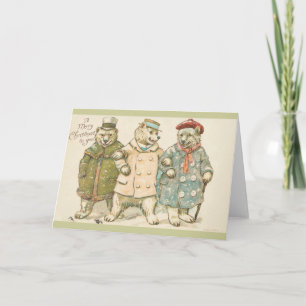 Christmas Bears Holiday Card