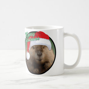 Christmas Beaver - White 11 oz Classic White Mug