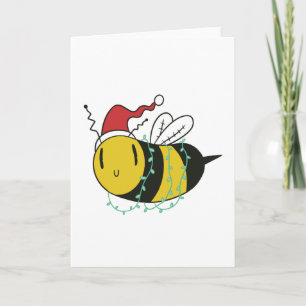 Christmas bee card